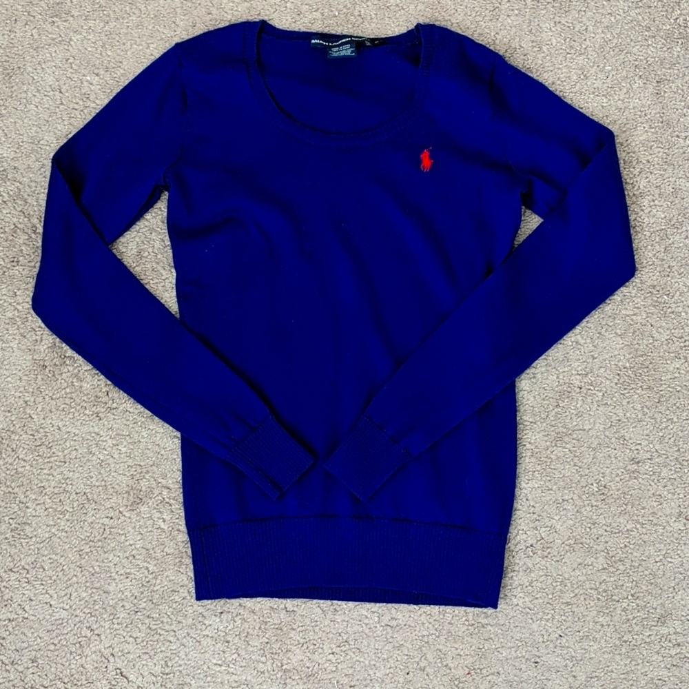 Royal blue Ralph Lauren sweater
